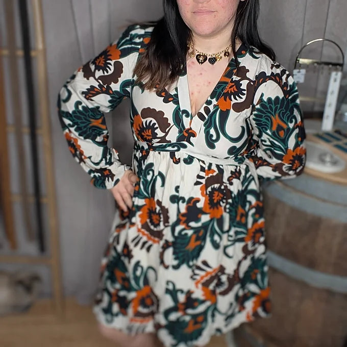 Robe imprimée bohème