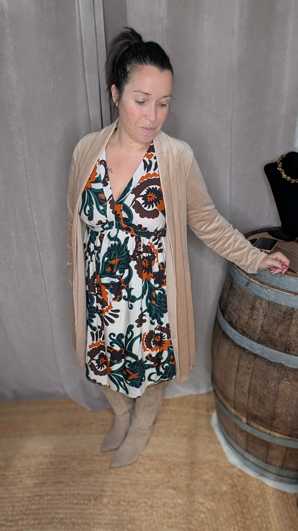 Robe imprimée bohème