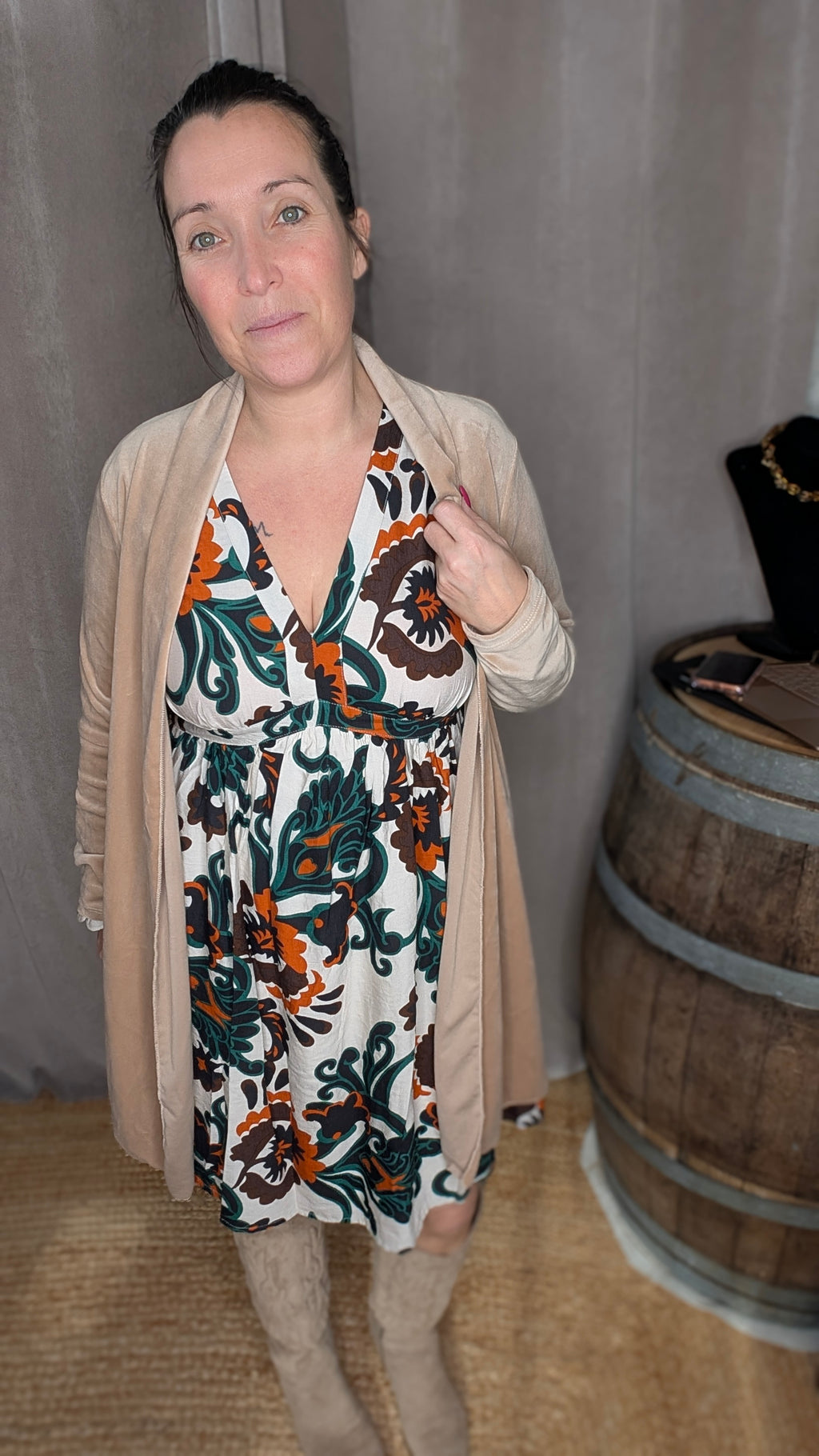 Robe imprimée bohème