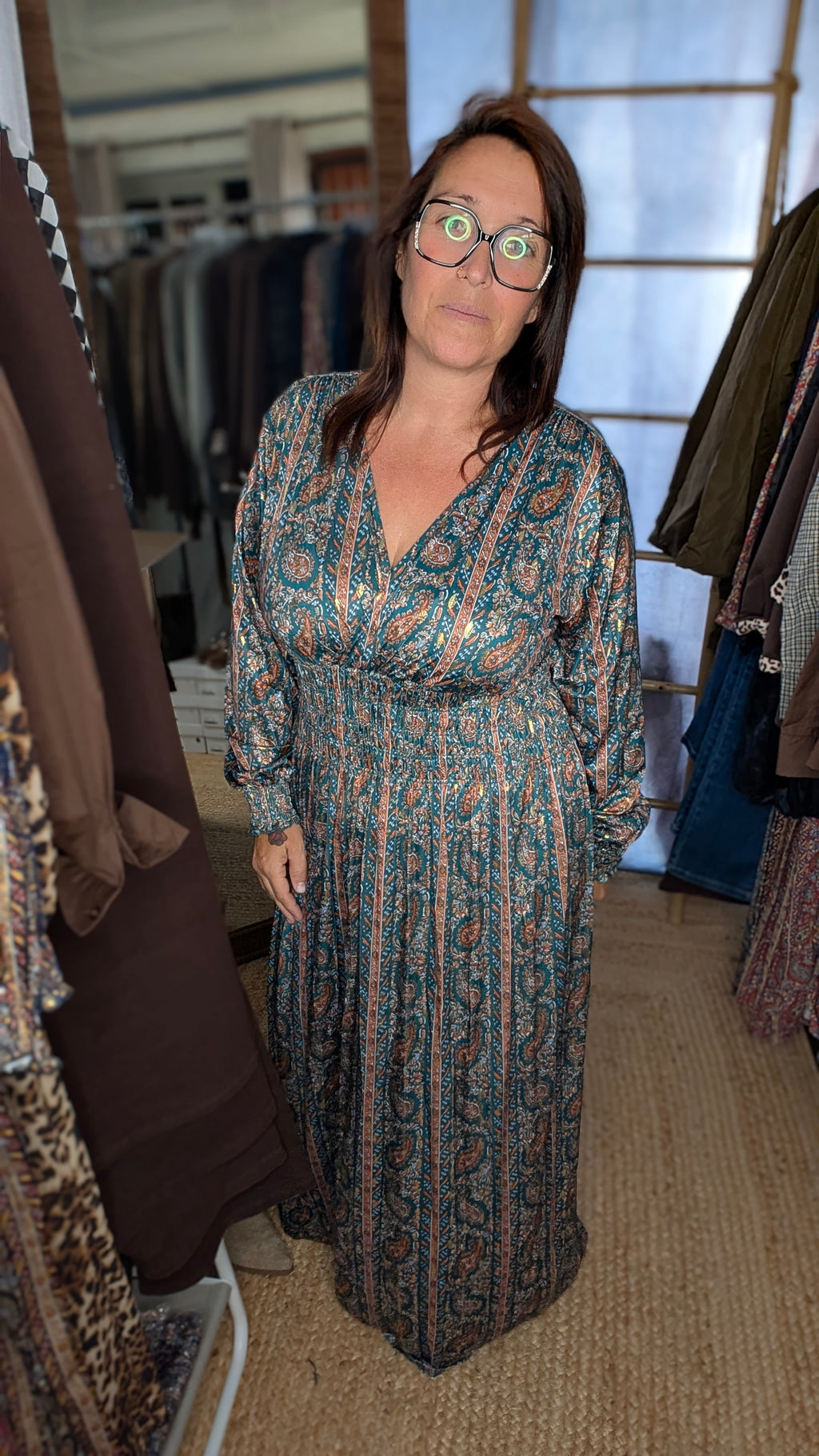 🍂 ROBE MAGIQUE MIDI BOHÈME
