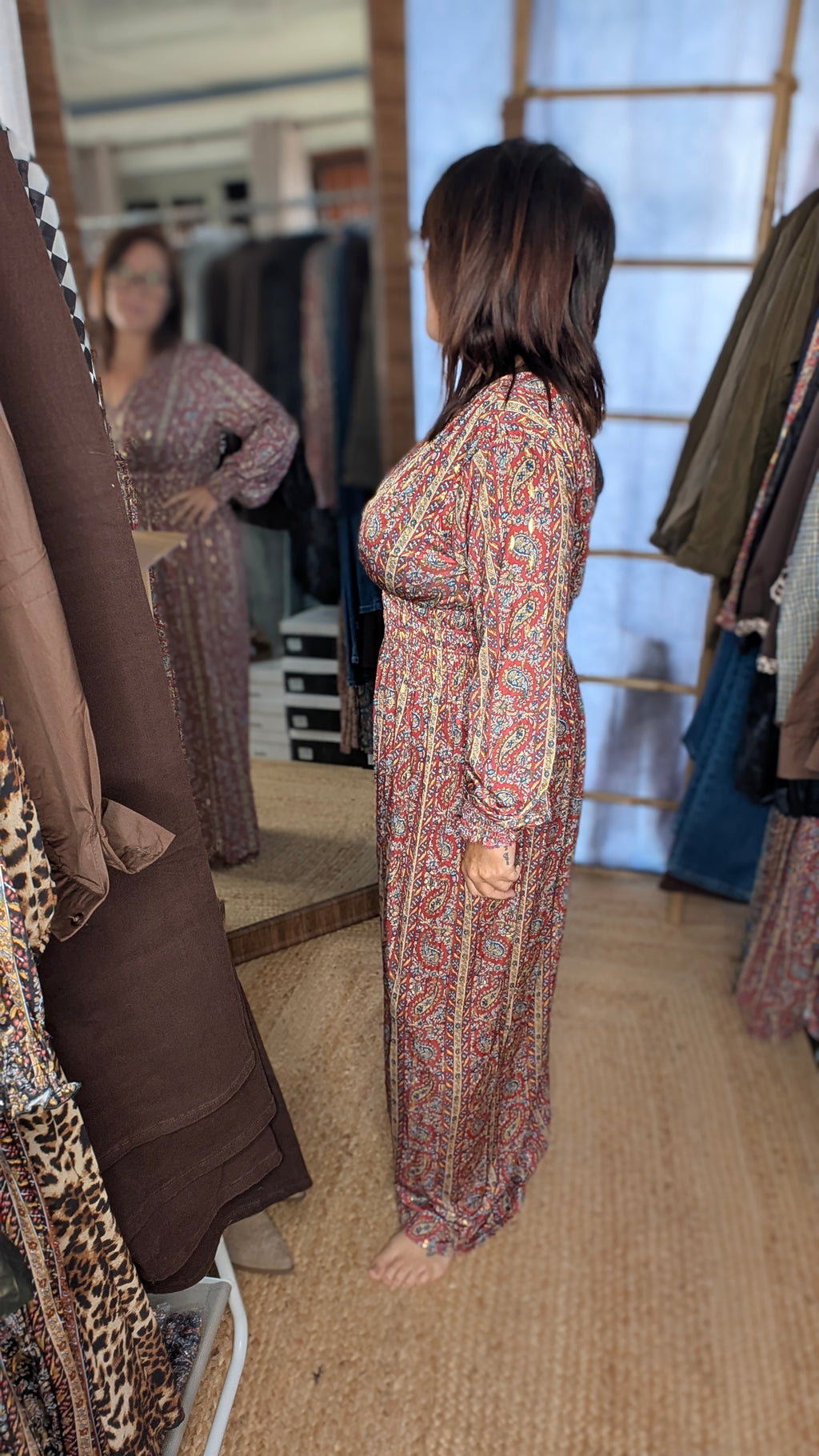 🍂 ROBE MAGIQUE MIDI BOHÈME