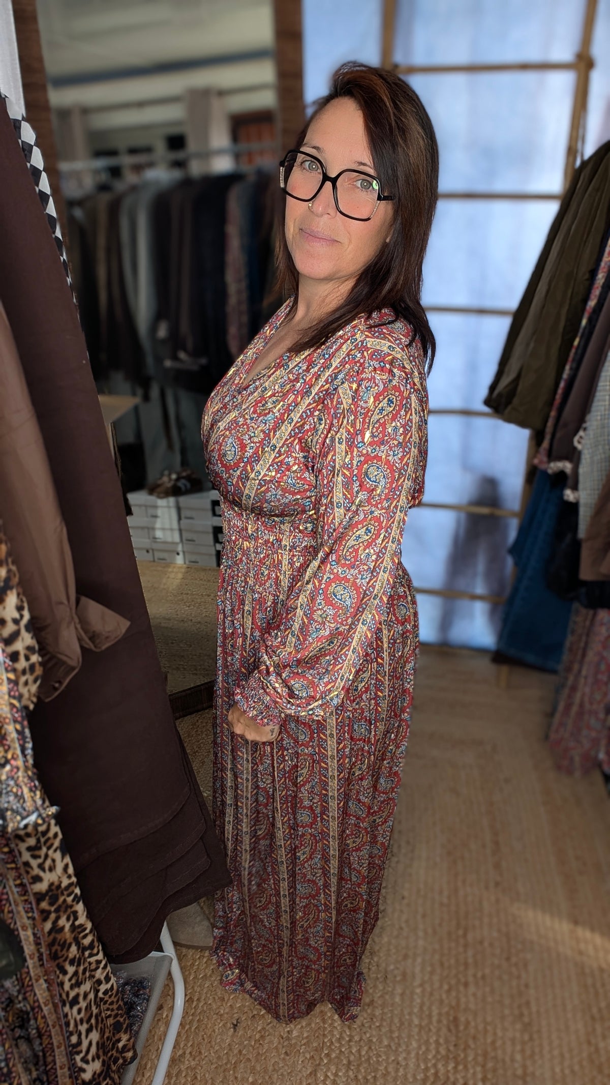 🍂 ROBE MAGIQUE MIDI BOHÈME