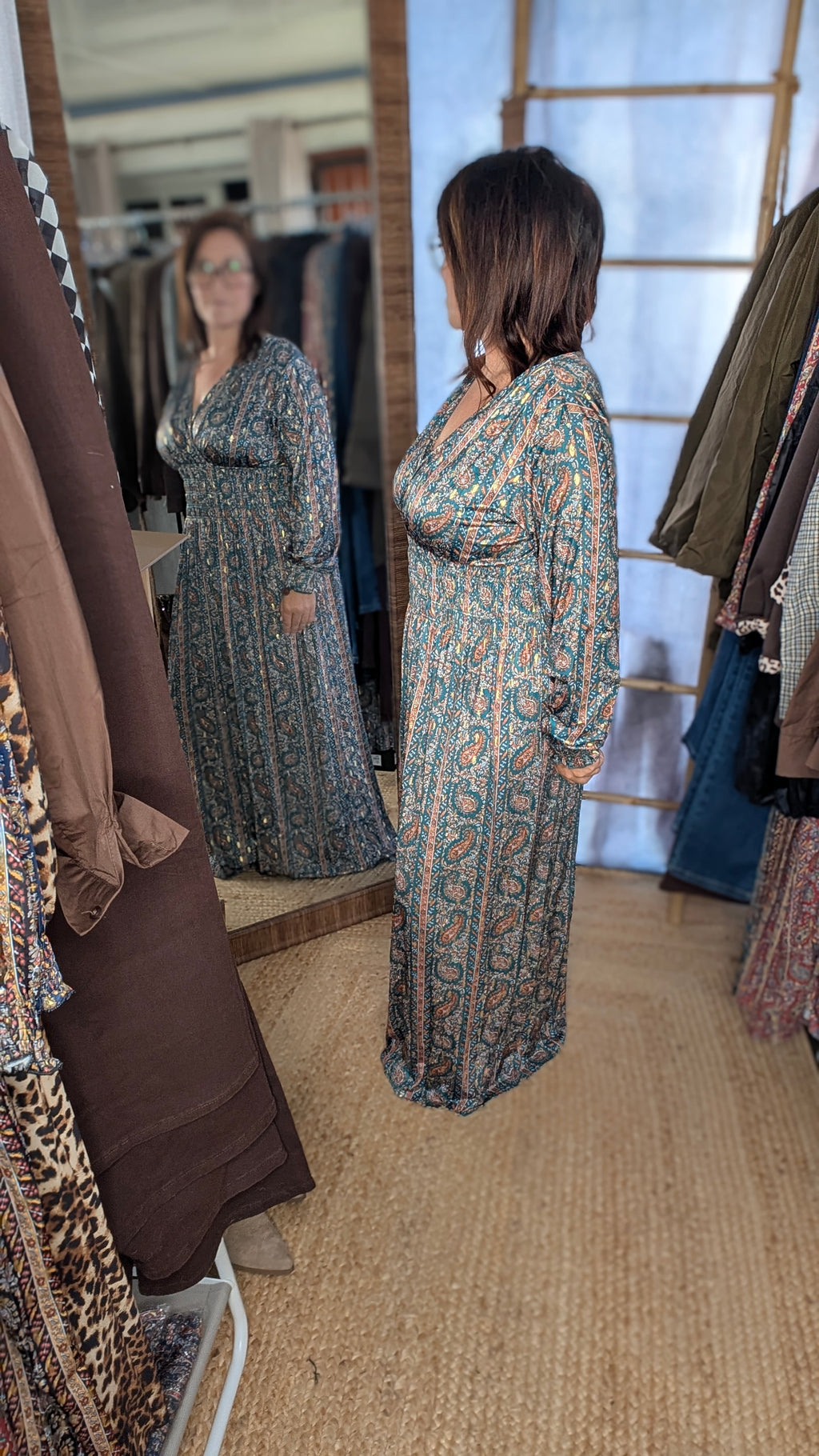 🍂 ROBE MAGIQUE MIDI BOHÈME