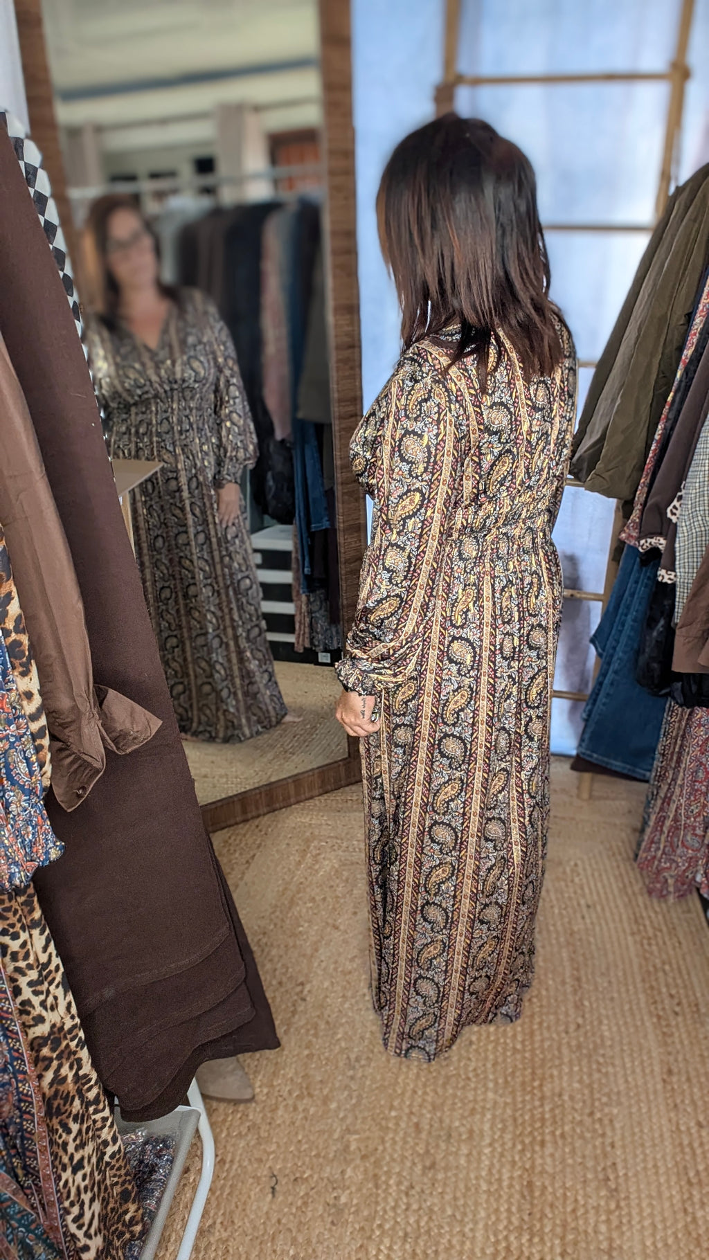 🍂 ROBE MAGIQUE MIDI BOHÈME